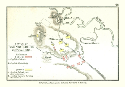 Picture of BANNOCKBURN BATTLE SCOTLAND - GARDINER 1902