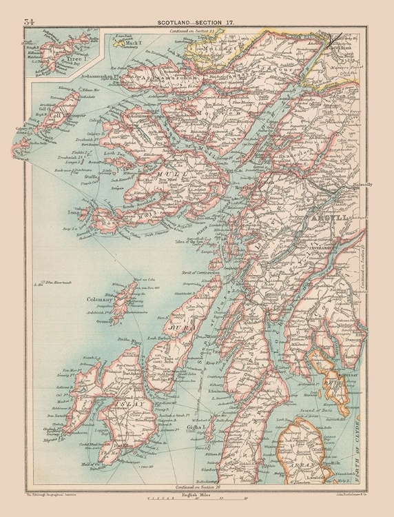 Picture of SCOTLAND - BARTHOLOMEW 1892