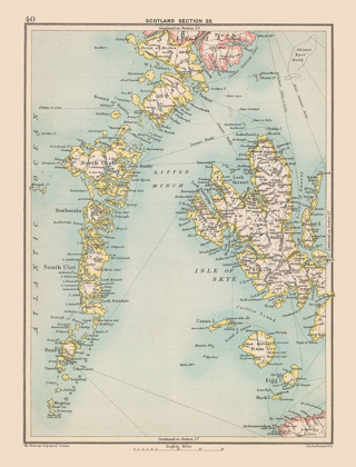 Picture of SCOTLAND - BARTHOLOMEW 1892