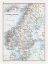 Picture of EUROPE SWEDEN NORWAY - BARTHOLOMEW 1892