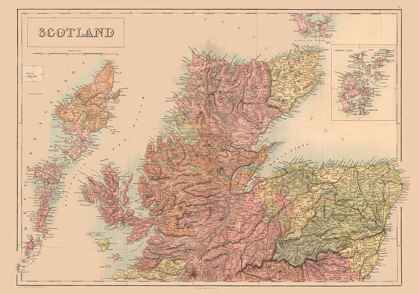 Picture of SOUTH SCOTLAND - BLACK 1867