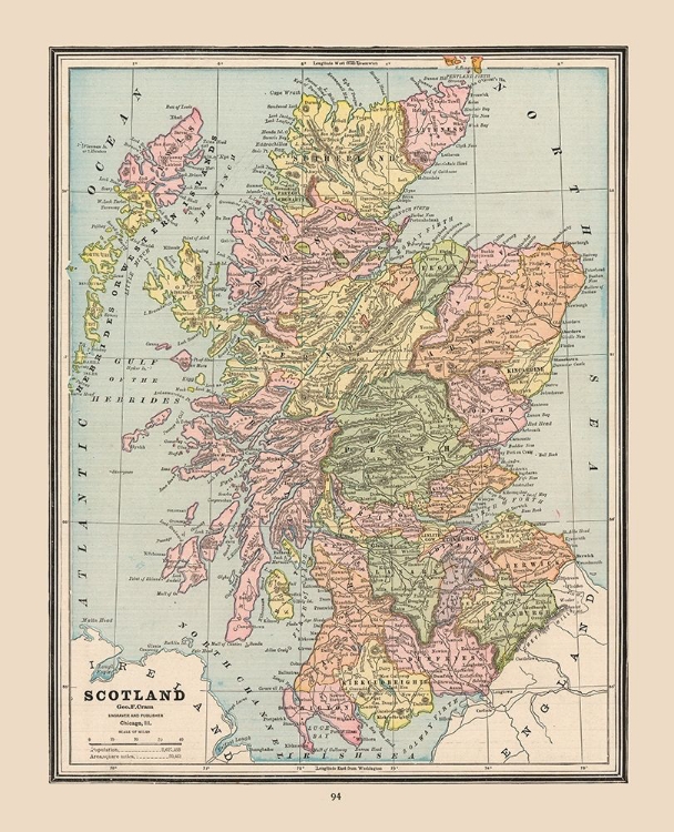Picture of SCOTLAND - CRAM 1888