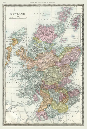 Picture of SCOTLAND - RAND MCNALLY 1894