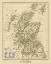 Picture of SCOTLAND - PHYSICAL MAP - ALLEN