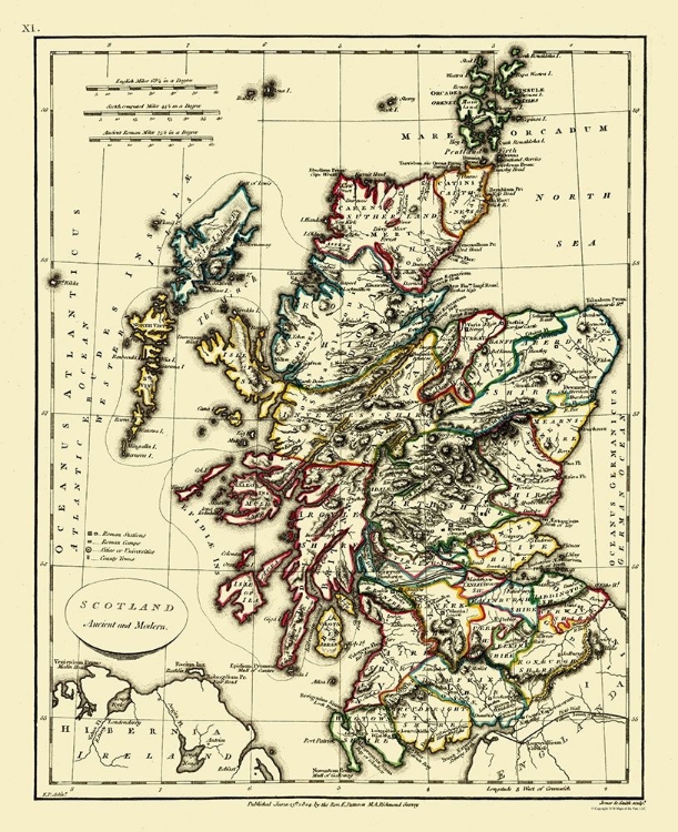 Picture of SCOTLAND - ANCIENT AND MODERN - PATTERSON 1804