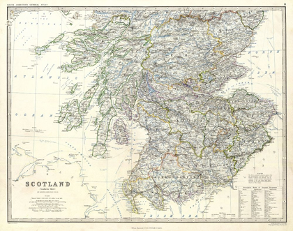 Picture of SCOTLAND - SOUTHERN SHEET - JOHNSTON