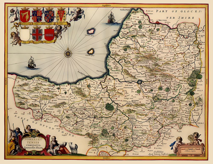 Picture of SOMERSET COUNTY ENGLAND - JANSSON 1646