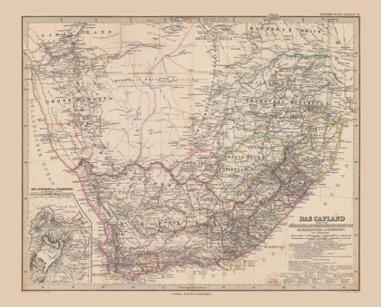 Picture of SOUTH AFRICA - STIELER 1885