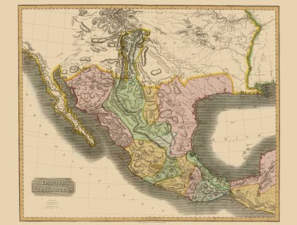 Picture of SPANISH NORTH AMERICA MEXICO - THOMSON 1814