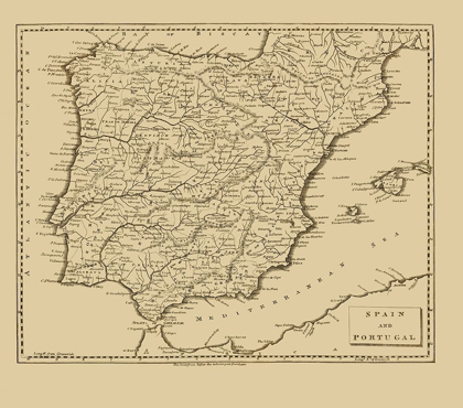 Picture of SPAIN PORTUGAL - THOMAS 1812