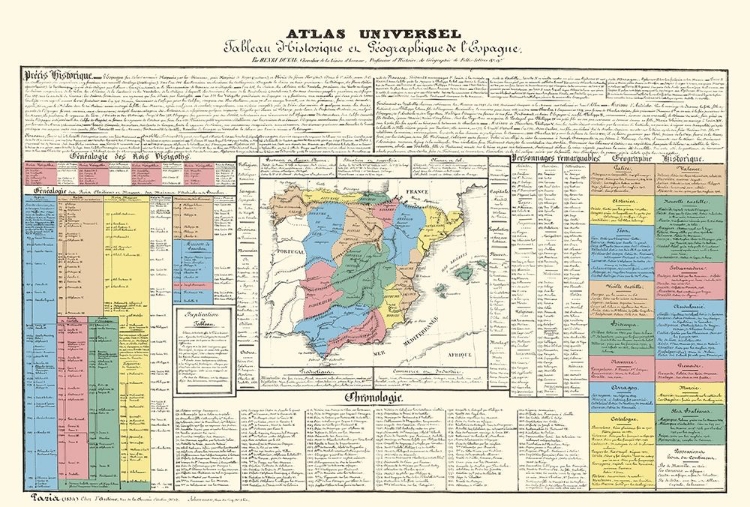 Picture of SPAIN PORTUGAL - JOHANNEAU 1831