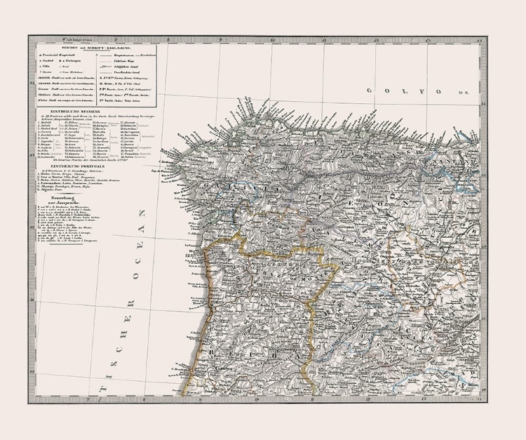 Picture of SPAIN PORTUGAL - PERTHES 1865