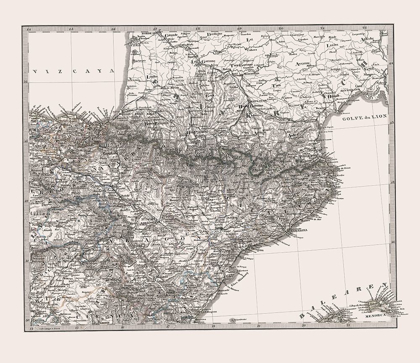 Picture of NORTHEAST SPAIN PORTUGAL - PERTHES 1865
