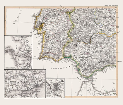 Picture of SOUTHWEST SPAIN PORTUGAL - PERTHES 1850