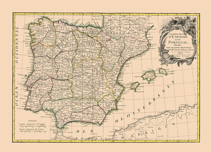 Picture of SPAIN PORTUGAL - LATTRE 1760
