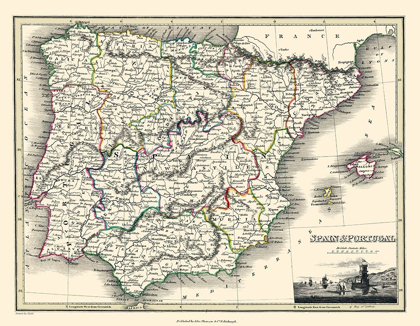Picture of SPAIN PORTUGAL - THOMSON 1836