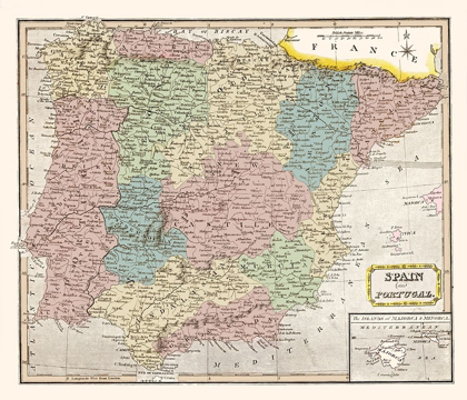Picture of SPAIN PORTUGAL - ODDY 1811
