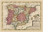 Picture of SPAIN PORTUGAL - MOLL 1736