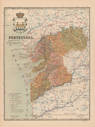 Picture of PONTEVEDRA SPAIN EUROPE - MARTIN 1911
