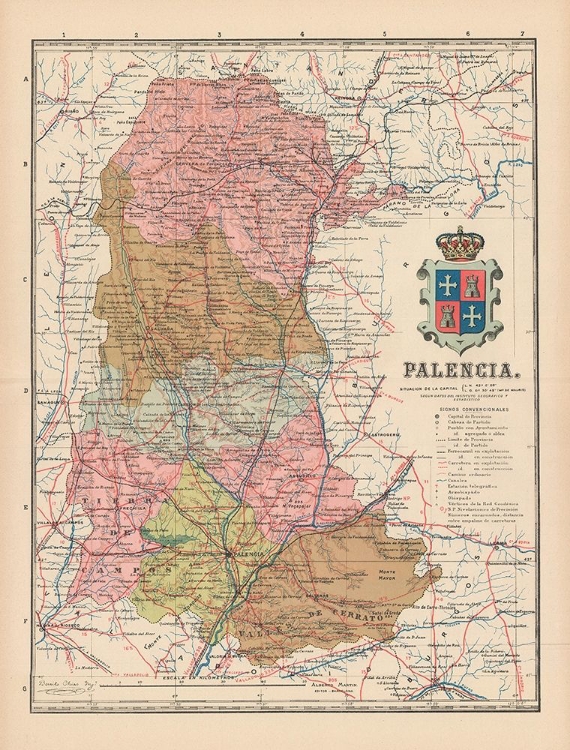 Picture of PALENCIA SPAIN EUROPE - MARTIN 1911