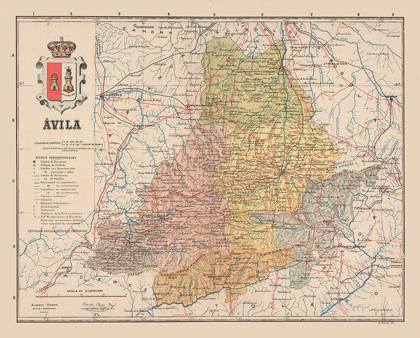 Picture of AVILA SPAIN EUROPE - MARTIN 1911