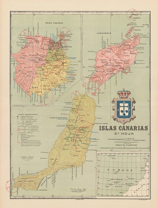 Picture of CANARY ISLANDS SPAIN EUROPE - MARTIN 1911