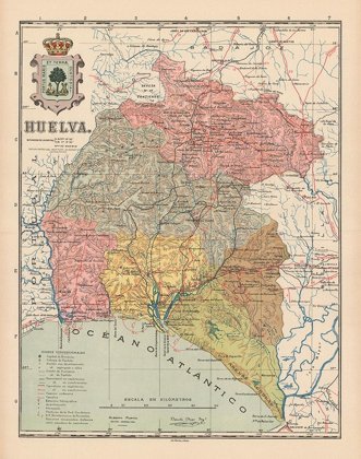 Picture of HUELVA SPAIN EUROPE - MARTIN 1911