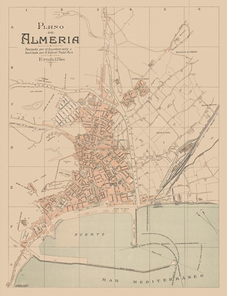 Picture of ALMERIA SPAIN EUROPE - MARTIN 1897