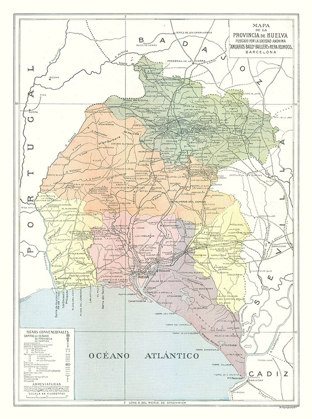 Picture of HUELVA PROVINCE SPAIN - POMPIDO 1913