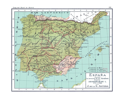 Picture of SPAIN 711 AD TO 756 AD - ARTERO 1879