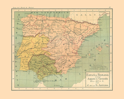 Picture of SPAIN 27 AD TO 217 AD - ARTERO 1979