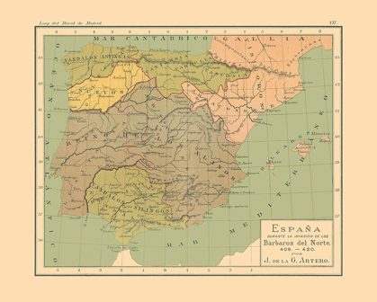Picture of SPAIN 409 AD TO 420 AD - ARTERO 1879
