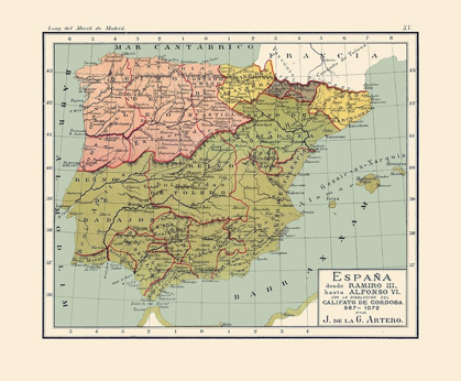 Picture of SPAIN 967 AD TO 1072 AD - ARTERO 1879