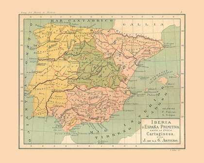Picture of CARTHAGINIAN PRESENCE SPAIN - ARTERO 1879