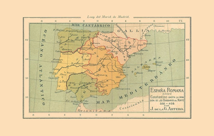 Picture of SPAIN 332 AD TO 409 AD - ARTERO 1879