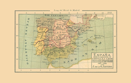 Picture of SPAIN 1157 AD TO 1230 AD - ARTERO 1879