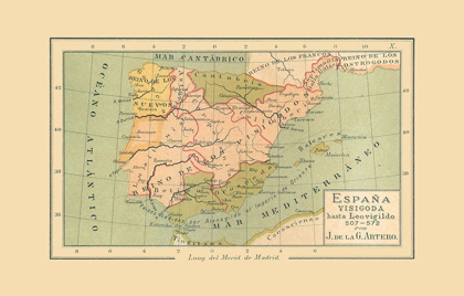 Picture of SPAIN 507 AD TO 572 AD - ARTERO 1879