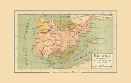 Picture of SPAIN 507 AD TO 572 AD - ARTERO 1879