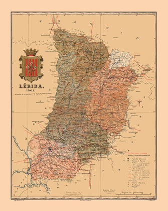 Picture of LLEIDA SPAIN 1901 - MARTINE 1904
