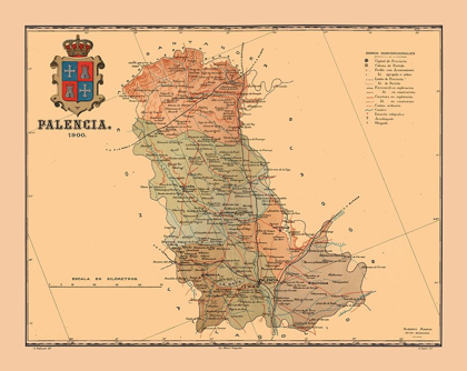 Picture of PALENCIA SPAIN 1900 - MARTINE 1904