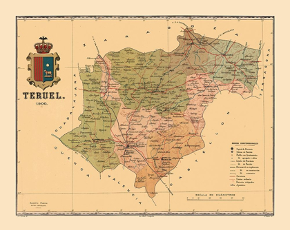 Picture of TERUEL SPAIN 1900 - MARTINE 1904