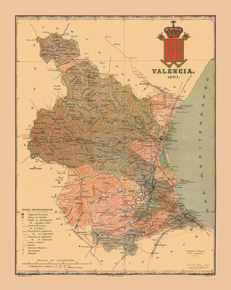 Picture of VALENCIA SPAIN 1901 - MARTINE 1904