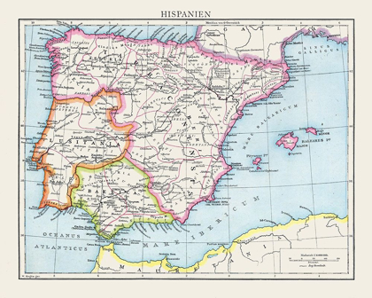 Picture of SPAIN - DROYSEN 1886