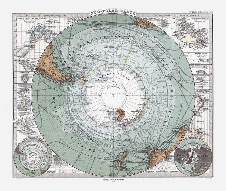 Picture of SOUTH POLE - PERTHES 1875