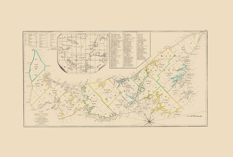 Picture of ST JOHN ISLAND CANADA - SAYER 1776