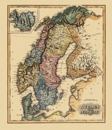Picture of SWEDEN NORWAY - LUCAS 1823