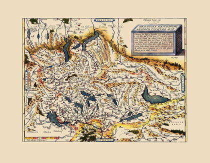 Picture of SWITZERLAND - ORTELIUS 1560