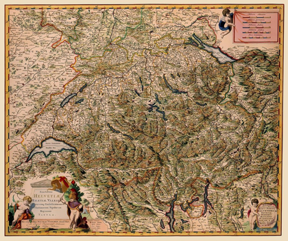 Picture of SWITZERLAND - VISSCHER 1658