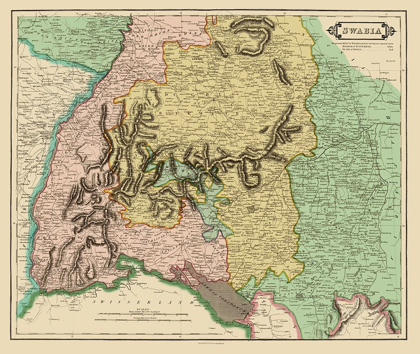 Picture of SWABIA REGION GERMANY - HAMILTON 1831
