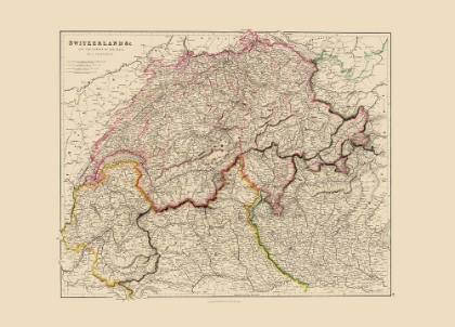 Picture of SWITZERLAND - ARROWSMITH 1844